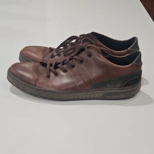 Josef Seibel Men's Brown Leather Casual Shoes Sz 44≈10.5 EUC